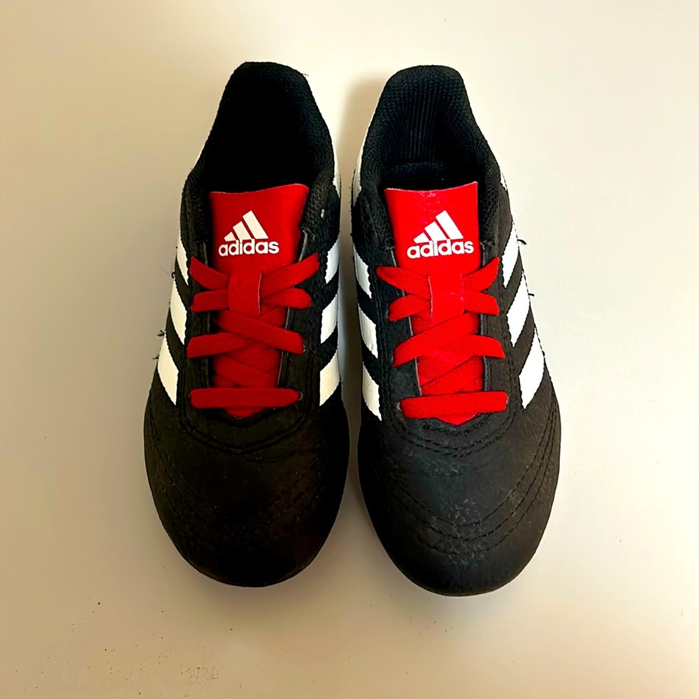 Adidas Goletto VI FG Unisex Soccer Cleats in Black & Red Little Kids Size 11K
